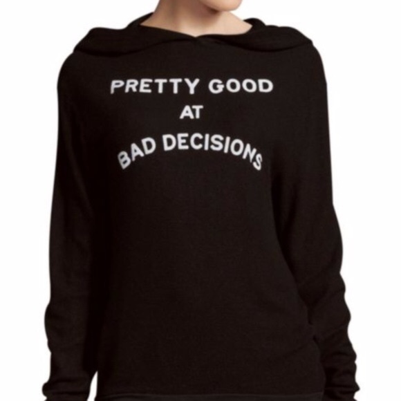Wildfox Tops - Wildfox Pretty Good at Bad Decisions Hoodie